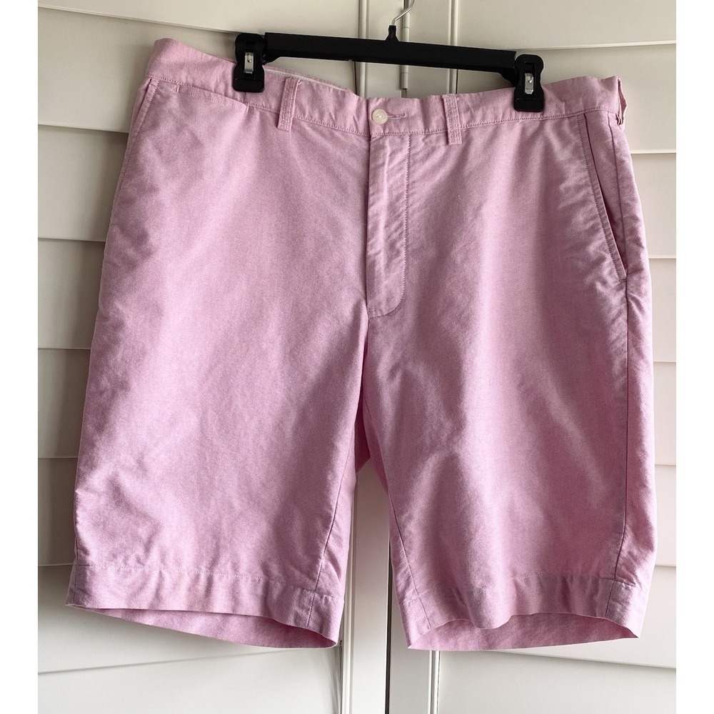 Polo Ralph Lauren Pink Oxford Chino Shorts Men's 36 Classic Fit Preppy 10"